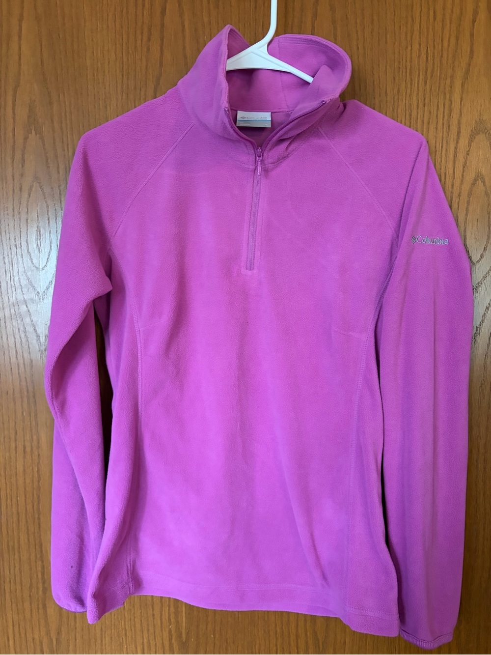 Columbia Women’s Soft Pink Quarter-Zip Fleece